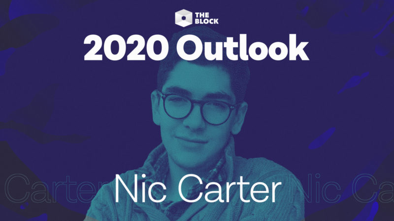 Nic Carter on what 2019 meant for crypto – and what 2020 might bring