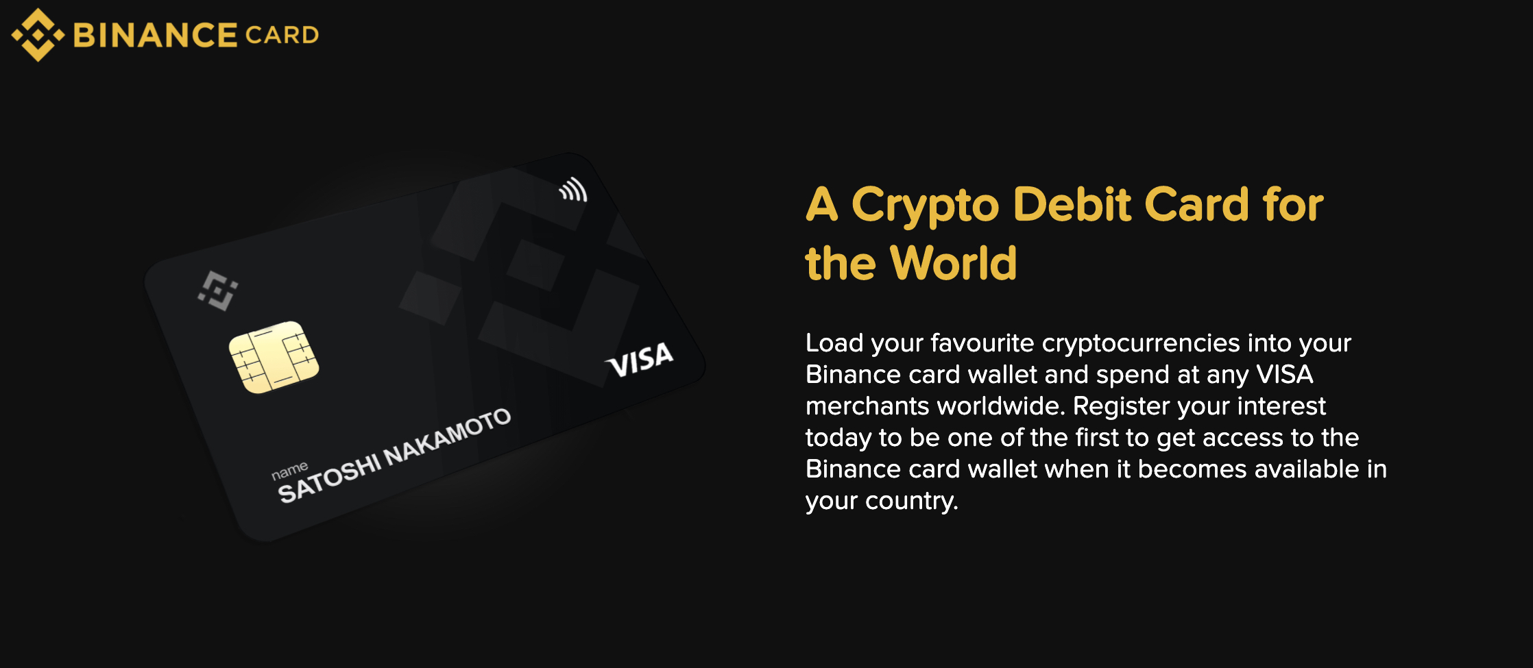 bitcoin backed card de credit