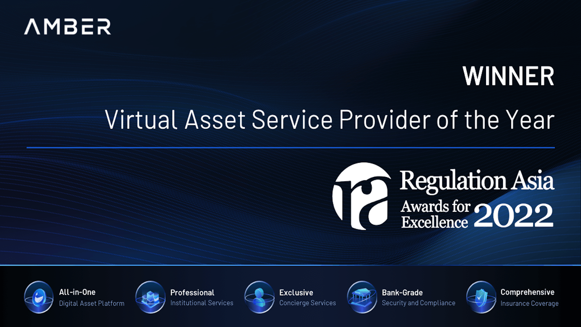 Amber Group Wins Virtual Asset Service Provider of the Year in Regulation  Asia Awards | The Block
