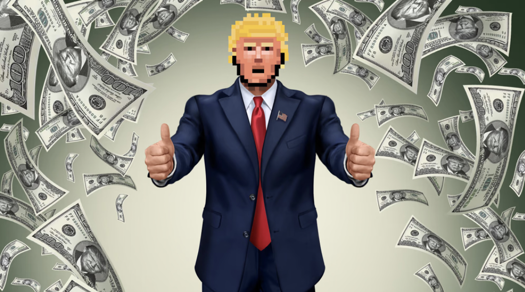 Trump Hurtles Toward Crypto Whale Status With Ethereum Wallet Worth Up 