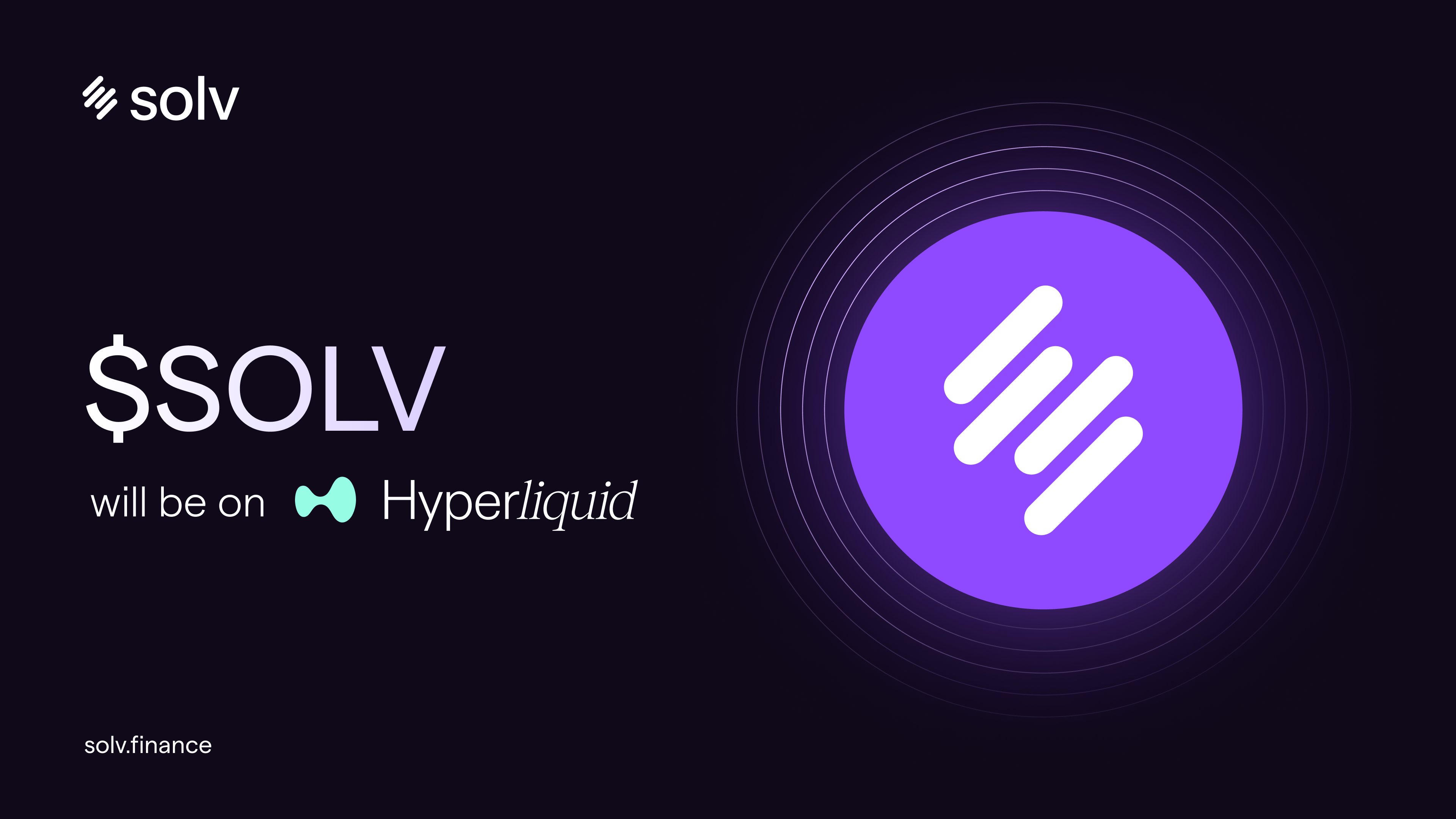 Solv Protocol to Become the First Major Protocol Listed on Hyperliquid |  The Block