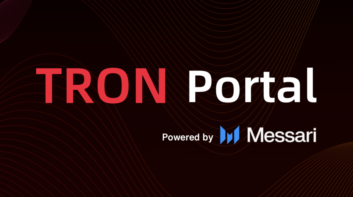 TRON DAO Unveils Official Research Portal On Messari | The Block