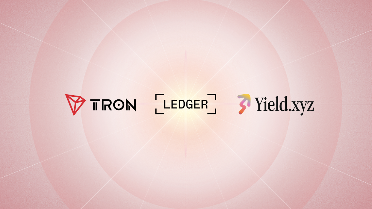 TRX Staking Now Available on Ledger Live through Yield.xyz | The Block