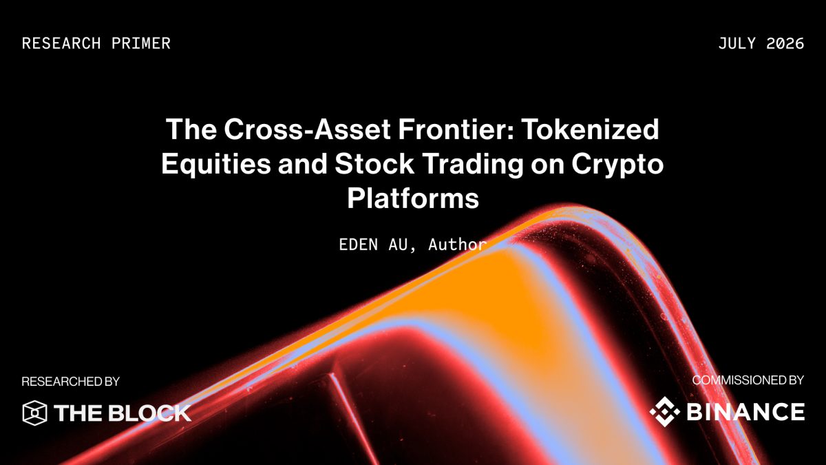 The Block Research image from its July 1 primer on tokenized equities and stock trading on crypto platforms.