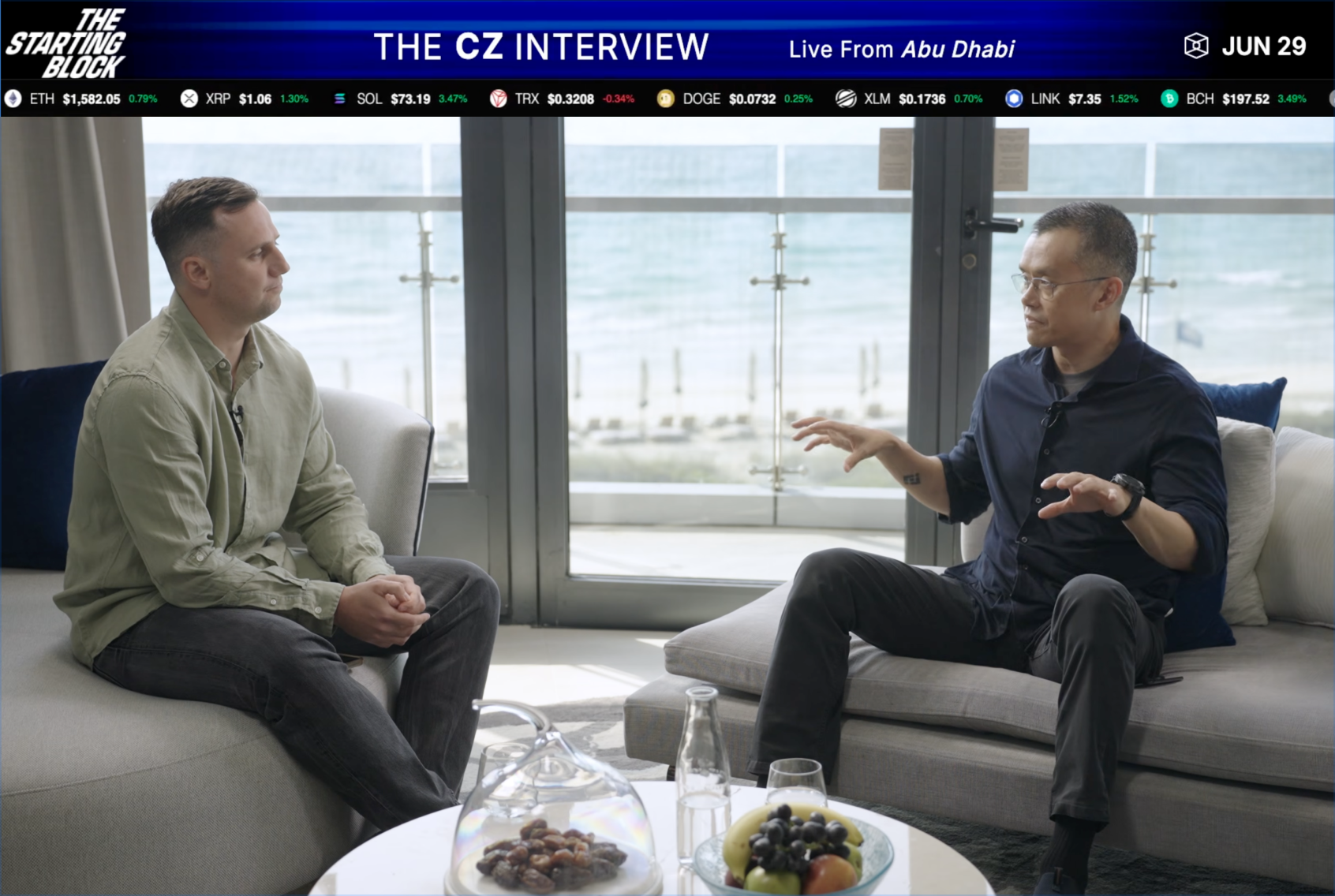 The Starting Block — live interview